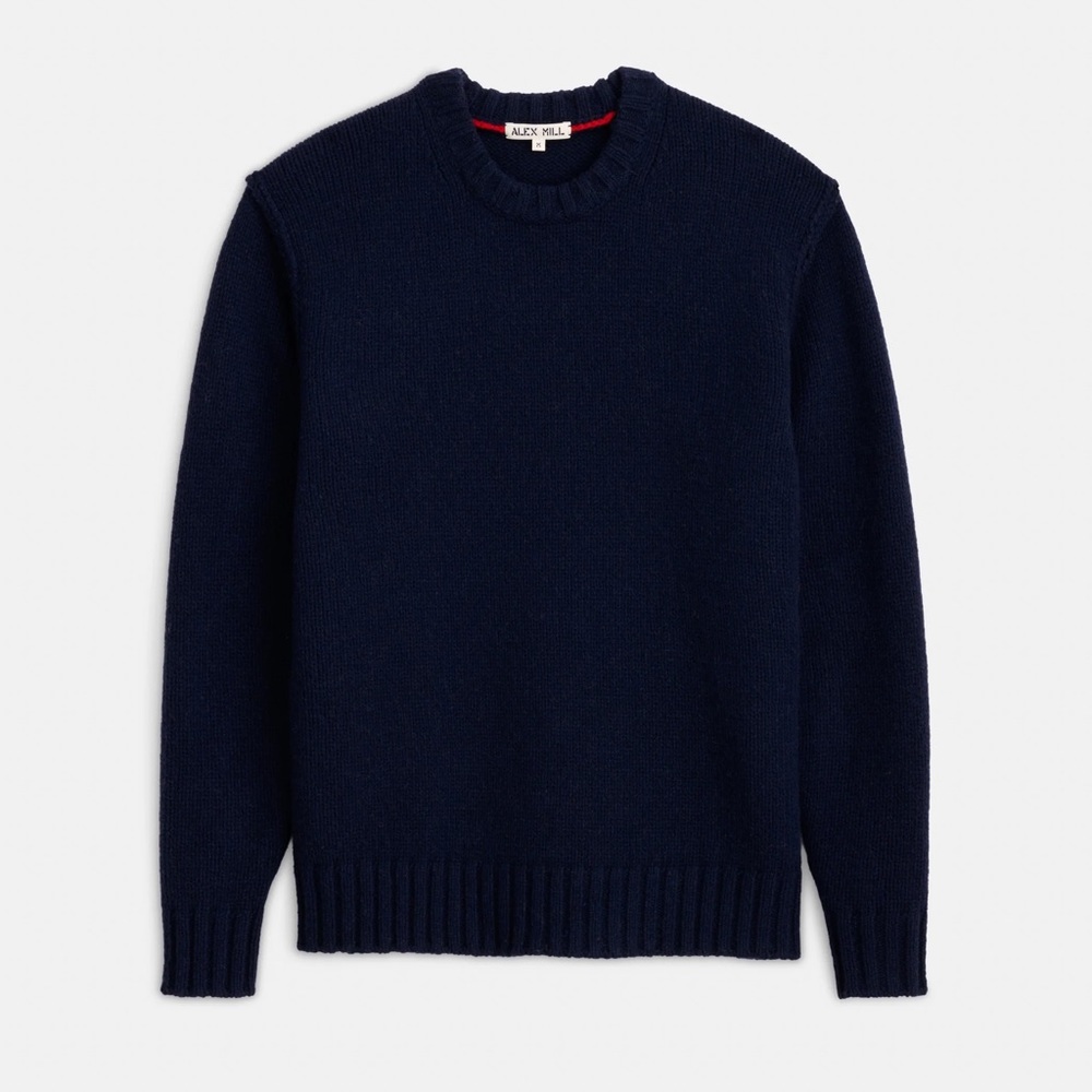 Alex Mill Men’s Reverse Seam Lambswool Sweater NWT